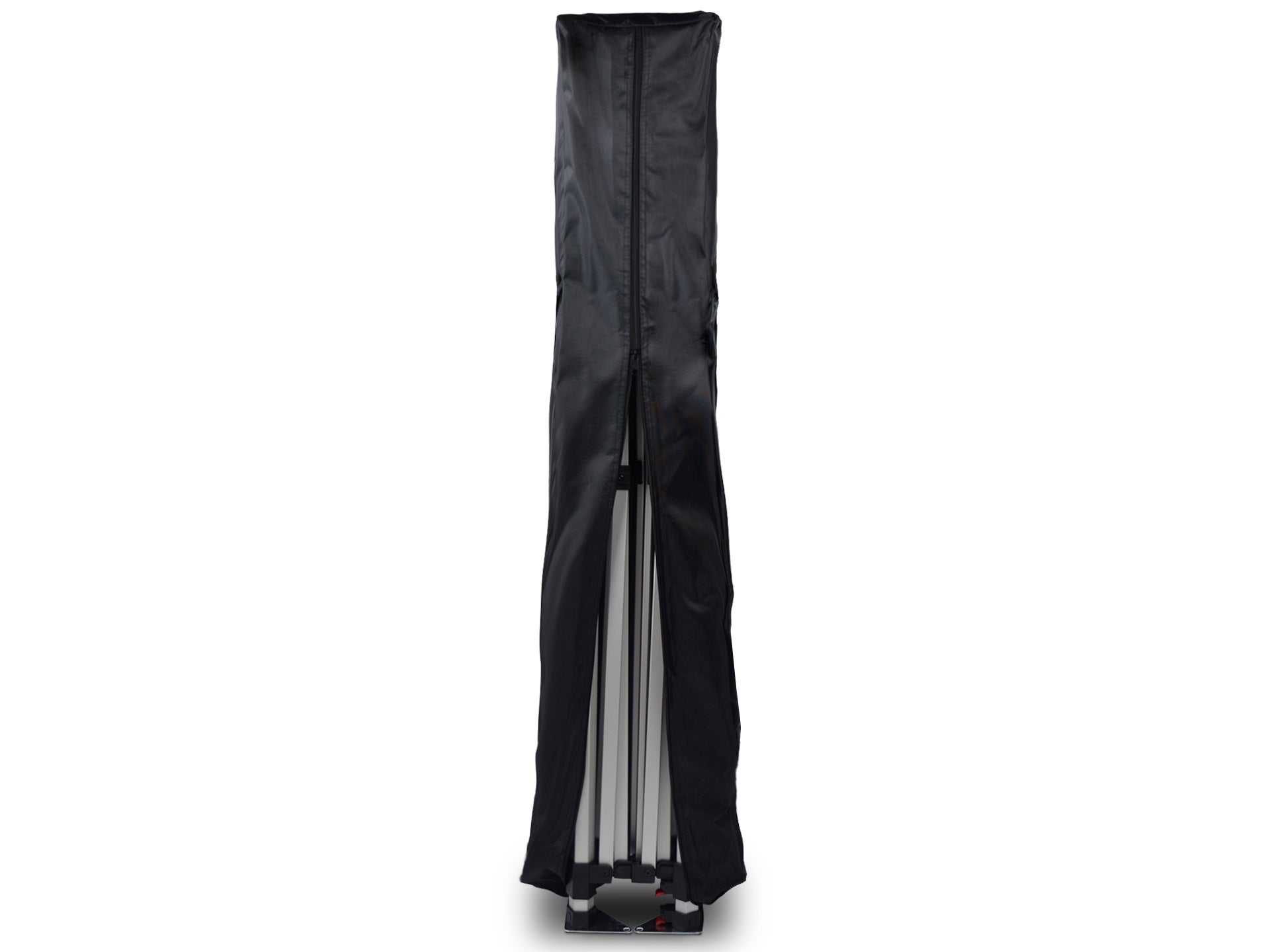 Canopy frame with carry on standard black bag