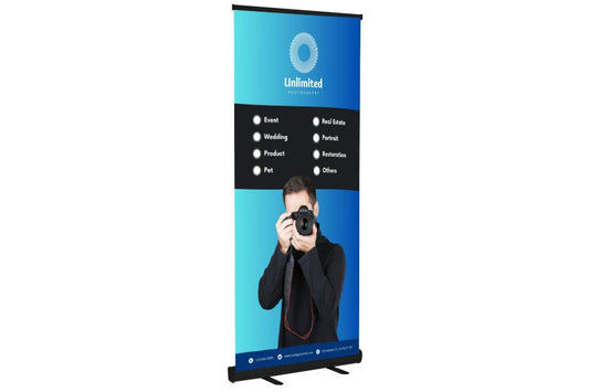 Retractable banner Roll-Up Stand