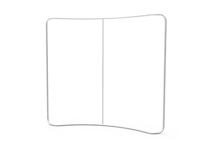 8' Tube Curved Fabric Display