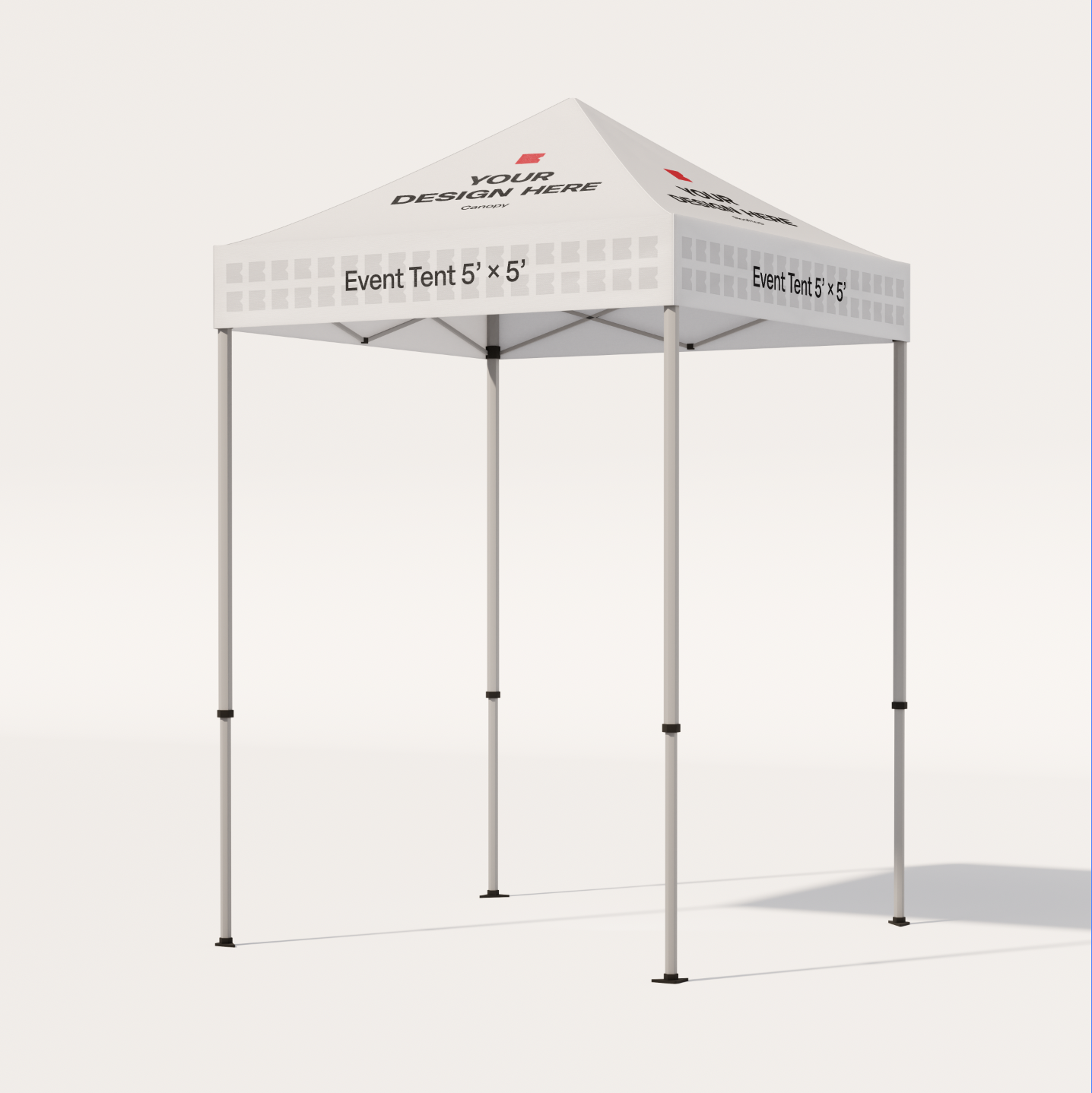 5x5 ft Event Tent – Custom Full Color Printed Canopy for Outdoor Use