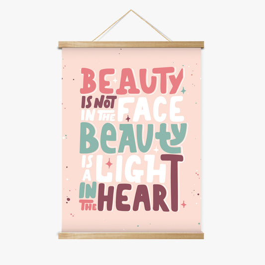 Wooden Poster Frame and Hanger - Artwork Printing for Home Decoration