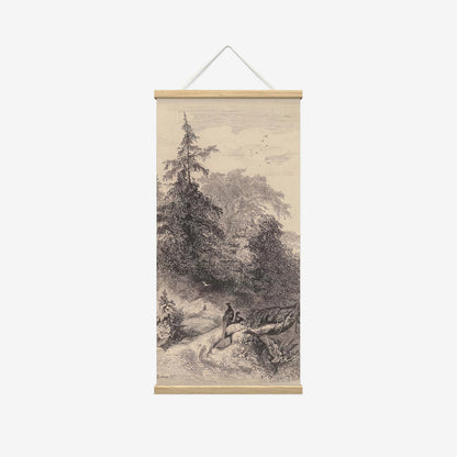 Wooden Poster Frame and Hanger - Artwork Printing for Home Decoration