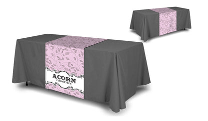 Personalized Tablecloth Runner for Business Promotion